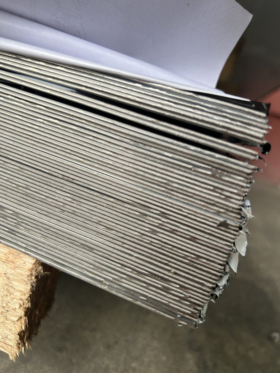 无锡顺康旺贸易有限公司 304 中厚板油磨短丝加工案例 现场实拍 27