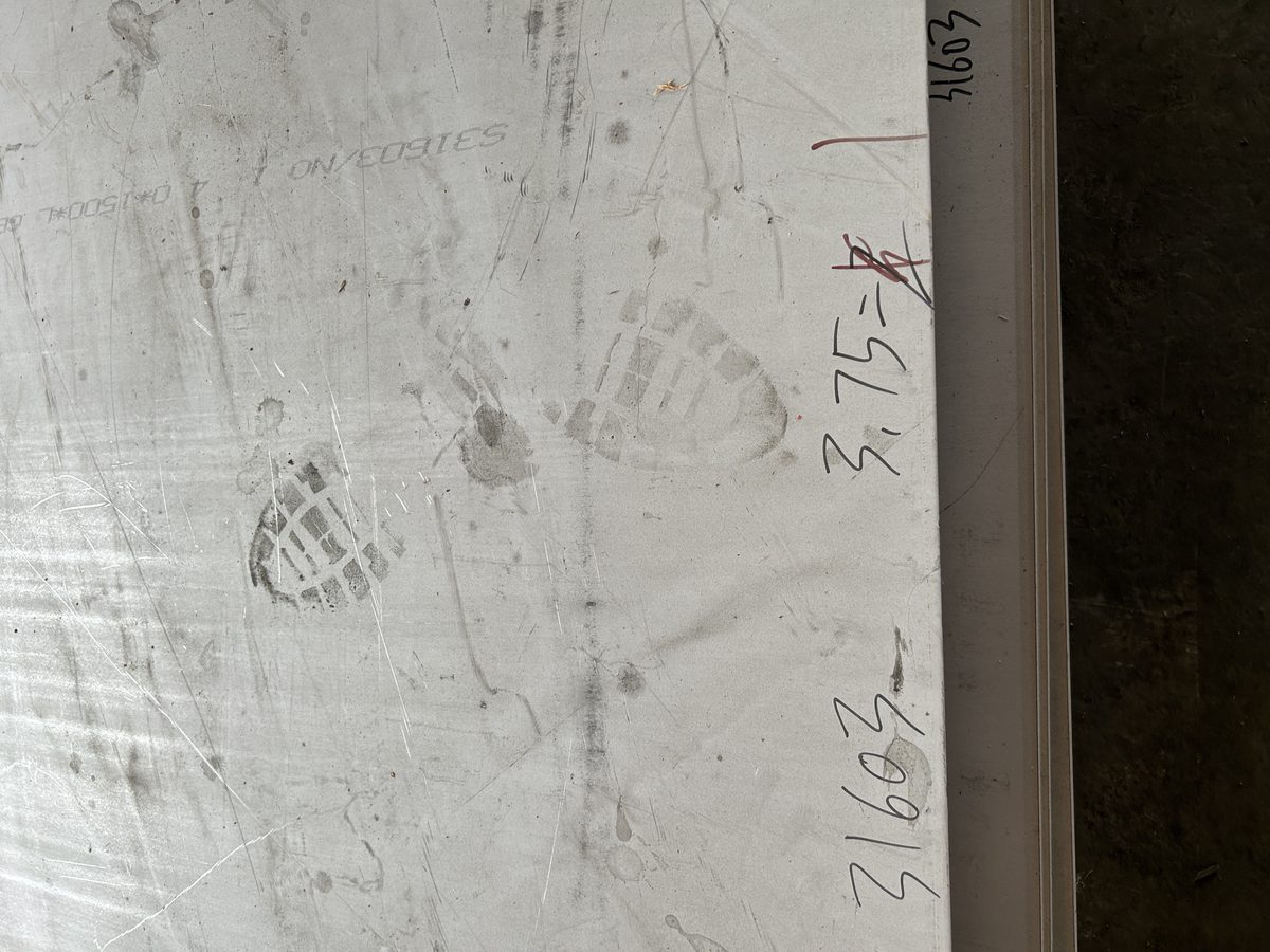 3.75毫米厚 316 不锈钢热轧板
